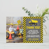 写真との建築の誕生日のサンキューカード サンキューカード (スタンド正面)