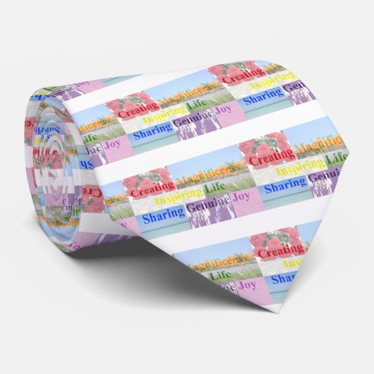 写真との生命単語の虹の意味 ネクタイ (ロール)