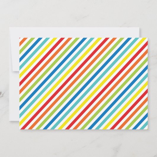 写真との魚釣りの誕生日のサンキューカード 招待状 (裏面)