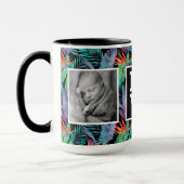 写真との|愛水彩画の極楽鳥 マグカップ (左)