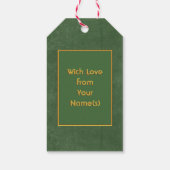 写真とイースターギフトラベル ギフトタグ (裏面)