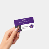 写真とカスタマイズ可能なIDバッジ バッジ (手持ち)