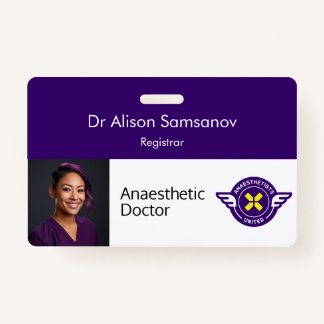 写真とカスタマイズ可能なIDバッジ バッジ