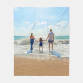 写真とカスタムフリースブランケットの写真 フリースブランケット (正面)