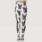 写真とカスタム共に写真のコラージュをカスタマイズ レギンス (正面)