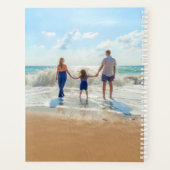 写真とカスタム文字の写真プランナー プランナー手帳 (裏面)