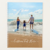 写真とカスタム文字の写真プランナー プランナー手帳 (正面)