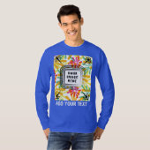 写真とカスタム文字の追加のカスタマイズ Tシャツ (正面フル)