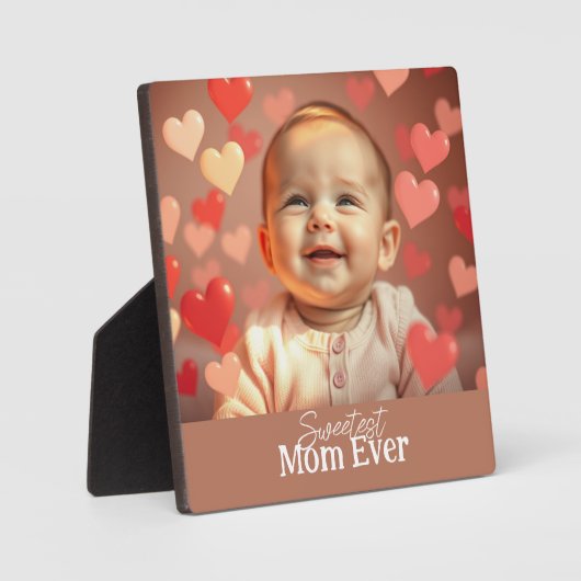 写真とカスタム文字プラークの追加 フォトプラーク (正面)