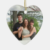 写真とクリスマスの挨拶《鳥》アメリカゴガラ セラミックオーナメント (右)