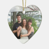 写真とクリスマスの挨拶《鳥》アメリカゴガラ セラミックオーナメント (左)