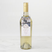 写真とクリスマスウォーターリース ボトルネックタグ (ボトル)