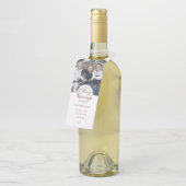 写真とクリスマスウォーターリース ボトルネックタグ (アングル)