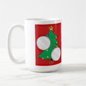 写真とクリスマスツリー マグカップ (左)