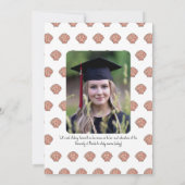 写真とシーシェル遠くにグラッドパーティー 招待状 (裏面)