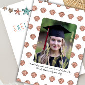 写真とシーシェル遠くにグラッドパーティー 招待状