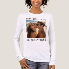 写真とテキスト トライブレンドTシャツ