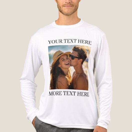 写真とテキスト トライブレンドTシャツ (正面)