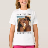 写真とテキスト Tシャツ (正面)