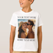 写真とテキスト Tシャツ (正面)