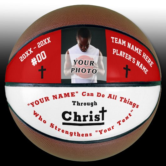 写真とバイブルパーソナライズされたバスケットボール バスケットボール