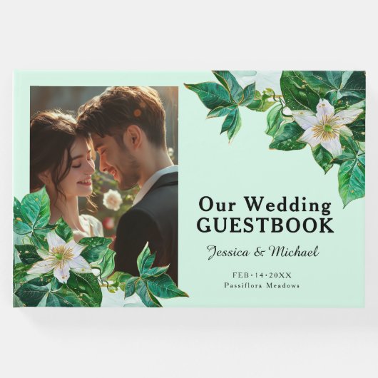 💍写真とパステルパッシフローラセレニティ ゲストブック (正面)