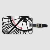 写真とパリをテーマにしたフランスの贈り物 ラゲッジタグ (正面横)