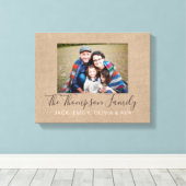 写真とパーソナライズされたメッセージアクリル系記念カメラ戦争 キャンバスプリント (インサイチュ (ウッドフロア))