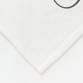 写真とパーソナライズされた文字の写真コラージュ フリースブランケット (角)