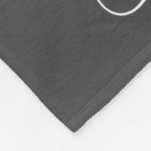 写真とパーソナライズされた文字の写真コラージュ フリースブランケット (角)