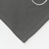 写真とパーソナライズされた文字の写真コラージュ フリースブランケット (角)