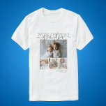 写真とパーソナライズされた文字の写真コラージュ Tシャツ<br><div class="desc">RicasoからパーソナライズされたPhoto keepsake Tシャツを作る – 自分の写真と文字を追加する – フォトコラージュ記念ギフト。誰でも素晴らし、要件に合わせて文字を変更する。世界の最高の大爺</div>