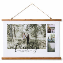 写真とパーソナライズされた文字写真コラージュ家族