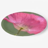 写真とパーソナライズされた文字 ペーパープレート (アングル)