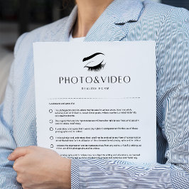 写真とビデオの型枠Lash Conception型枠40ページ ノートパッド