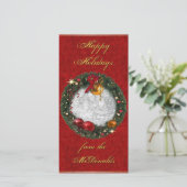 写真とメッセージとクリスマスカード シーズンカード (スタンド正面)