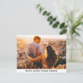 写真とメッセージのポストカード ポストカード (スタンド正面)