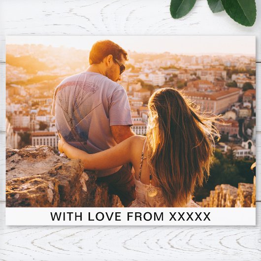 写真とメッセージのポストカード ポストカード