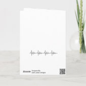 写真とメッセージライドを追加またはバレンタイン シーズンカード (裏面)