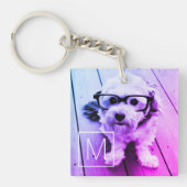 写真とモノグラムの自動フィルター – マイアミ キーホルダー (正面)