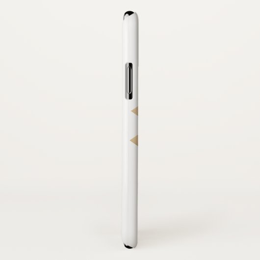 写真とモノグラム付き幾何学的ダイヤモンド Case-Mate iPhoneケース (裏面/右)