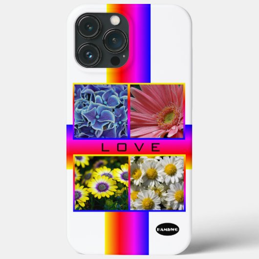 写真とモノグラム携帯電話ケースHAMbyWG Case-Mate iPhoneケース (裏面)