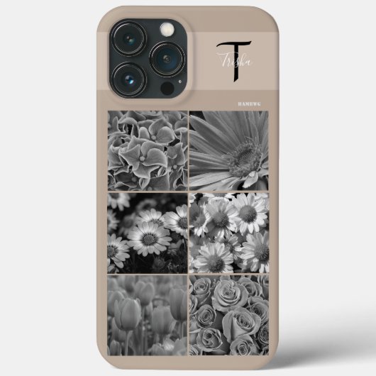 写真とモノグラム携帯電話ケースHAMbyWG Case-Mate iPhoneケース (裏面)
