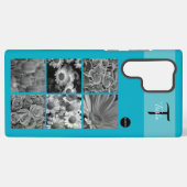 写真とモノグラム携帯電話ケースHAMbyWG Samsung Galaxyケース (裏面横)