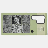 写真とモノグラム携帯電話ケースHAMbyWG Samsung Galaxyケース (裏面横)