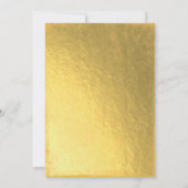 写真とユニコーン誕生日パーティー 招待状 (裏面)