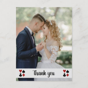 写真とラスベガス結婚ありがとう ポストカード
