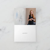 写真とロゴに色を付けていただきありがとうございます サンキューカード (内部)