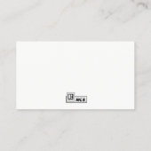 写真とロゴの追加の実在不動産プロフェッショナル 名刺 (裏面)