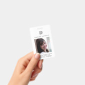 写真とロゴ付き基本識別バッジ バッジ (手持ち)